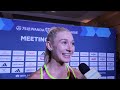 07 July 2024 Jessica Hull 1500m AR Paris DL Interview