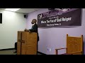 ELDER WILLIE ANDERSON DELIVERS THE END OF PART 2 OF THE ASSIGNMENT.