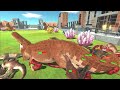 Mosasaurus Evolved to Become A Giant Swordfish - Animal Revolt Battle Simulator