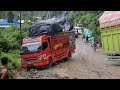 Worst Accident - Truck Overturned on Steep Incline on Dangerous Road