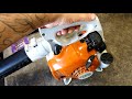 stihl bg50 wont throttle up muffler clean