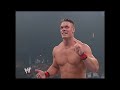 A debuting John Cena accepts Kurt Angle's open challenge: SmackDown, June 27, 2002