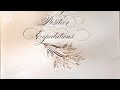 Super Satisfying Copperplate Calligraphy Compilation