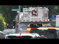 FDNY Tower Ladder 138 responding to a auto accident