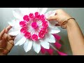 Beautiful and Easy wall hanging craft/Diy paper flower craft/Home decoration ideas/wall mate craft/