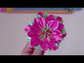 WOW!!! Прелестные бантики 🎀 Цветы из атласной ленты) Satin ribbon flowers