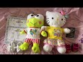 Build-A-Bear Sanrio Spring Gingham Hello Kitty and Keroppi