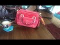 Dooney and Bourke Florentine Pocket Satchel Red