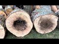 Breaking Down Some Huge Tree Service Rounds!! Is It Worth The Extra Effort? #firewood #wolferidge