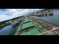 Enjoy a full video Timelapse of a Kamsarmax Bulk Carrier transiting the Panama Canal - MV RB Leah