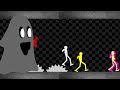 Survival Stickman Race: Run From Casper