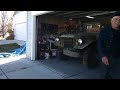 Part 37-B U.S. Army 1952 Dodge 3/4T 4x4 M37 driving test using engine