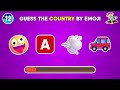 Guess the Country by Emoji? 🚩🌎 Emoji Quiz | Monkey Quiz
