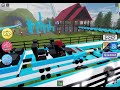 Going on the highest roller coaster in Roblox