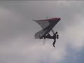 Dangerous powered hang gliding. 