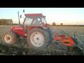 Lavorazione terreno #31 con NEW HOLLAND 110-90 FiatAgri e Ripper Pegoraro - Tractor Plowing - जुताई