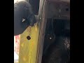 How to tap new threads 5/16x24 in rusted out door jambs on a 1955 Ford F100