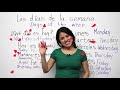 Basic Spanish: Days of the week in Spanish