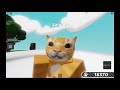 Staring Cat dancing for 3 minutes and 35 seconds until getting pushed off by  a buddies user (SB)