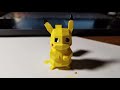 Low Poly Pikachu 3D Printed - Tutorial, Print Settings, Time Lapse, Showcase, Painting