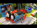 Thomas is delivering Tenders to the Correct Trains whilst singing his Tender Song