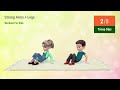 STRONGER ARMS + LEGS WORKOUT FOR KIDS