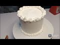 How to make stable whipped cream and decorate/Stable powdered whipped cream frosting