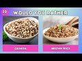Would you rather| Food editon🍔🍕🥗