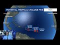 Tropical Storm Ernesto: 1st tropical advisories issued for next POTENTIAL storm; 90% chance