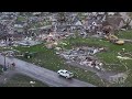 04-26-2024 Minden, Iowa - Drone - Destruction of Town - Homes Leveled
