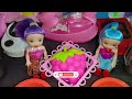 6 Minutes satisfying with unboxing Disney Hello kitty kitchen set | ASMR pink Mini kitchen set 98