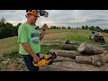 DeWalt 20 Inch 60v Battery Chainsaw First Look and Test #238