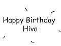 Hiva's 19th Birthday Video Present