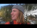 Solo Film Photography Hike to a Snowy Alpine Lake