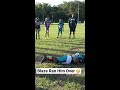 Blaze Ran Him Over Wow Sheesh 🙄 #fyp #fy #football #youtubeshorts