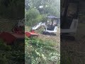 BRUSH PILE MOWING