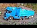 MAKES Nervous Dump Truck Trailer Hino 500 Loading SAND Truck Hino 500 Tronton WRONG TRACK