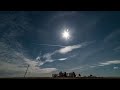 Time Lapse of a 22-degree halo with sun dogs