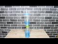 น้ำพุไม่ใช้ไฟฟ้า ทำจากขวดน้ำ แบบที่ 1  | How To Make Fountain Ver.1