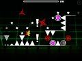 My Geometry Dash level (Not all of the level is shown)