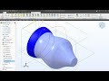Alibre | Use a Spline on Surface for Organic Features
