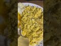 Four soft scrambled eggs with aged parm BelGioioso brand, four fried eggs and unsalted butter