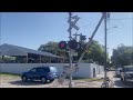 B241 At Colhoun Street Railroad Crossing In Plant City Florida