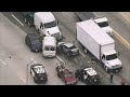 Live Video: Lanes closed for pursuit crash on 405 Freeway in West LA