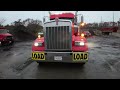 Point-of-View From The Drivers Seat Excavator Lowbed Move!