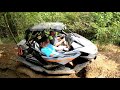 Honda Talon & CFMOTO ZFORCE Sport Playing King of the Hill | Mudslangers Offroad Trails