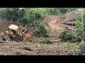 Extreme!! D6R XL Bulldozer Performs Challenging and Risky Mountain Road Work