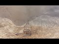 Up Close Digging Coal mine Caterpillar Dragline 8200 Bucket