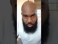 Black African American Afro FUT Hair Transplant One Month Journey Update First Haircut