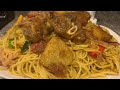 How To Make A Delicious Spaghetti  Dinner  // Basto Oo inaba cadi aheen aad u mcn🍝🍝😋😋😋